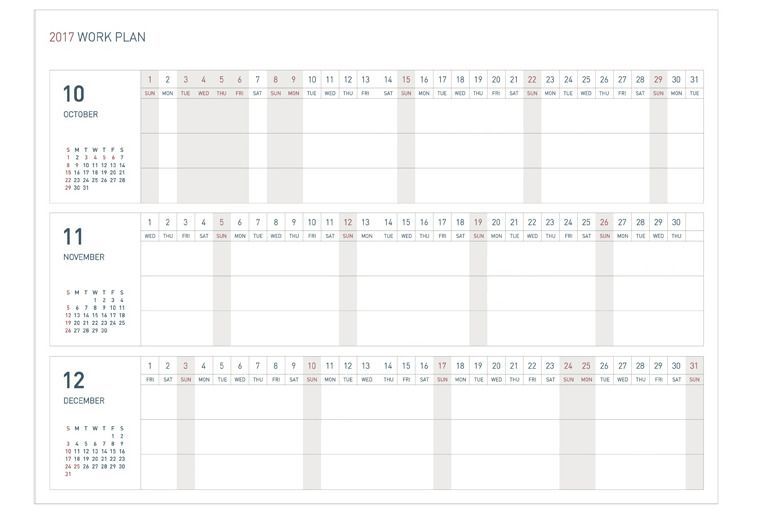 2017 Medium Daily Appointment Planner