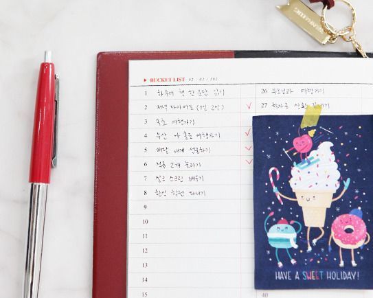 2017 Tassel Ring Diary Scheduler