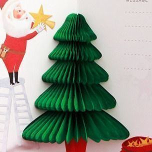 Santa Pop Up Card, Tree