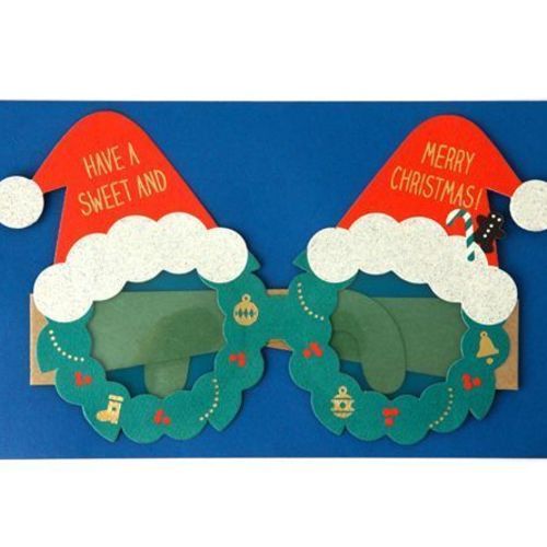 MochiThings: Christmas Party Glasses Card