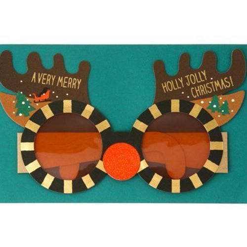 MochiThings: Christmas Party Glasses Card