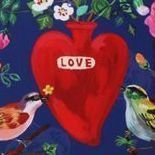 Nathalie Lete Hardcover Notebook, Love & Birds (Lined)