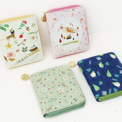 Willow Pattern Zipper Wallet - Image 1