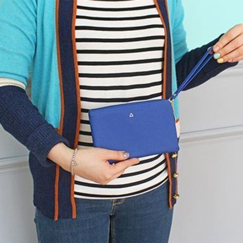 Prism Zipper Strap Wallet