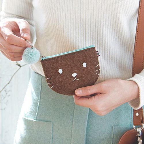 Felt Pom Pom Mini Pouch - Image 14