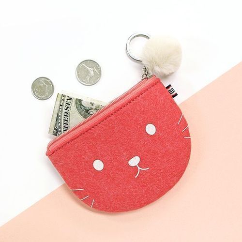 Felt Pom Pom Mini Pouch - Image 20