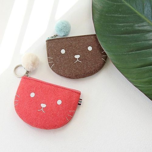 Felt Pom Pom Mini Pouch - Image 19