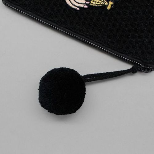 Knit Ooh La La Pom Pom Pouch