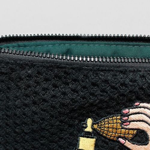 Knit Ooh La La Pom Pom Pouch