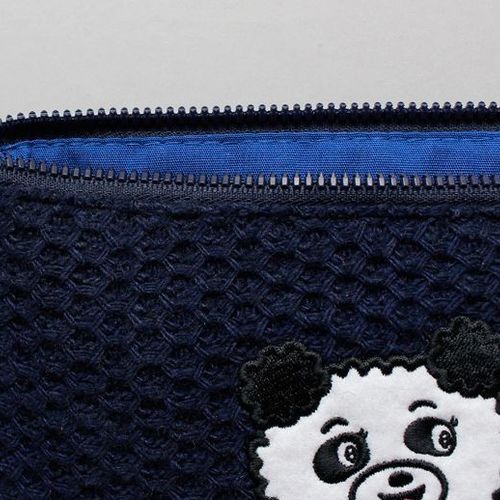 Knit Ooh La La Pom Pom Pouch