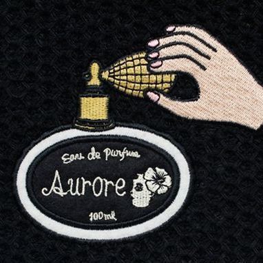 Knit Ooh La La Pom Pom Pouch, Aurore Perfume