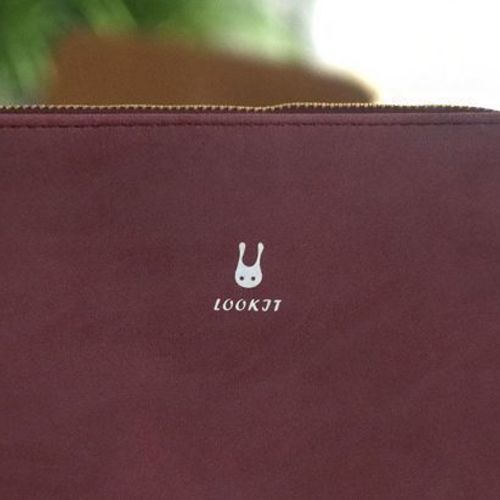 Lookit Tassel Leather Clutch