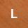 Lookit Tassel Leather Clutch, Brown (L)
