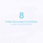 Multi File Holder, 8 Pocket (White)