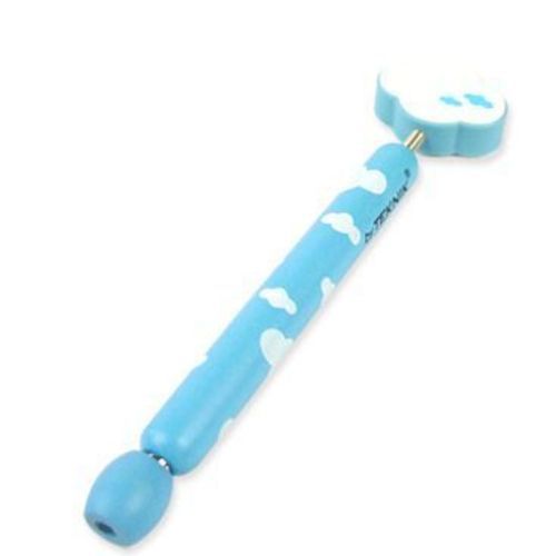 Blue Cloud Wood Pen - Image 1
