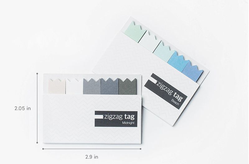 Zig Zag Index Sticky Note Set