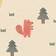 Large Toffeenut Lined Notebook, Forest Fox