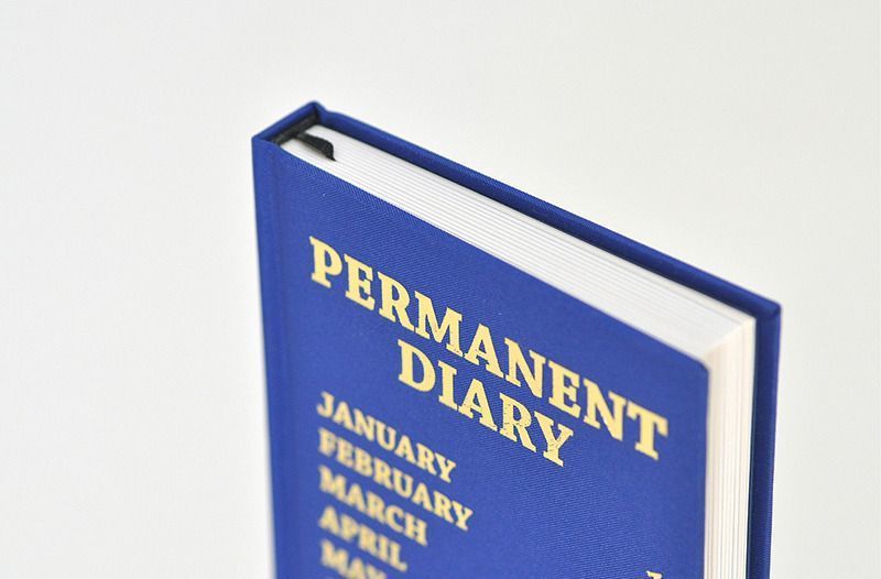 Hardcover Permanent Diary Planner