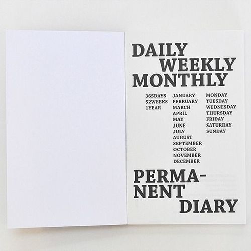 Softcover Permanent Diary Planner - Image 4