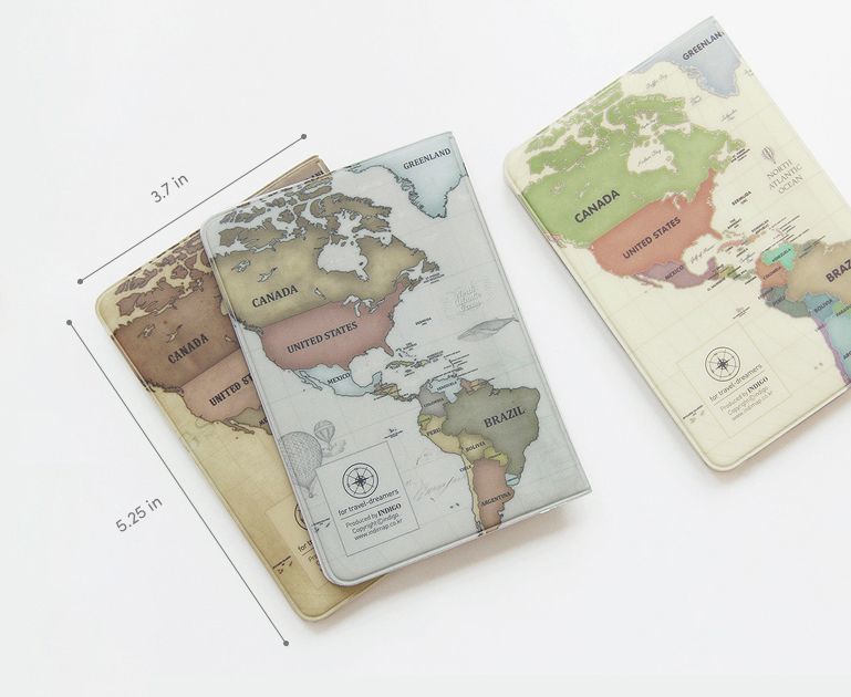 Map Passport Cover