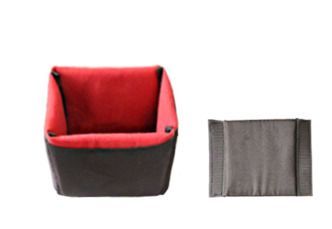 Large Leather Cube Camera Bag