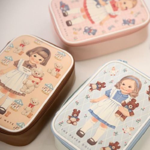 Paper Doll Cosmetic Medium Pouch v2 - Image 1