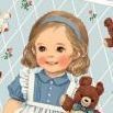 Paper Doll Cosmetic Medium Pouch v2, Alice
