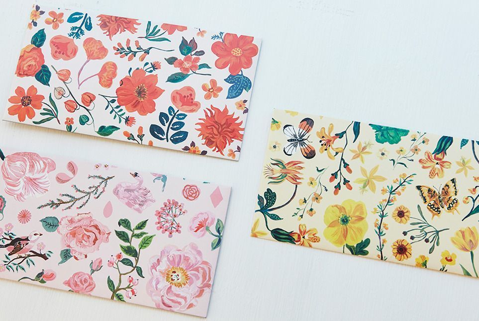 MochiThings: Floral Pattern Gift Envelope Set