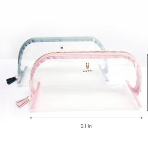 Large Bunny Tassel Transparent Pouch - Image 6