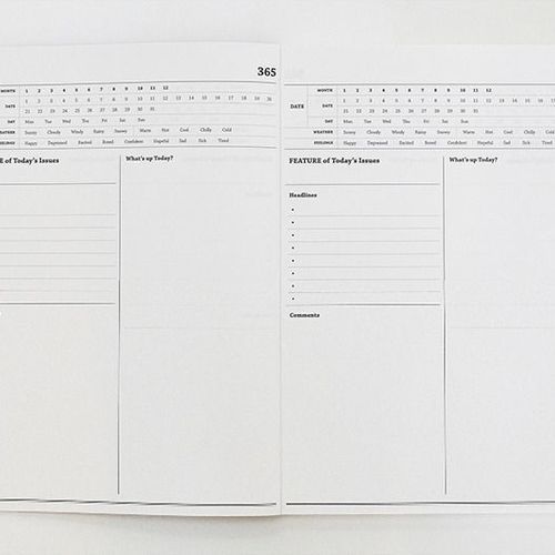Large Journal 365 Daily Planner