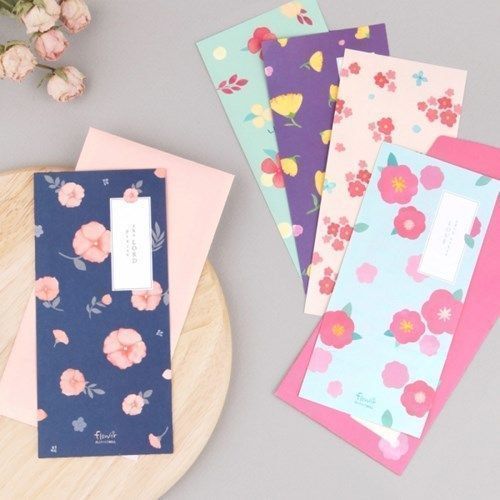 Flower Slim Letter Set - Image 1