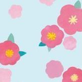 Flower Slim Letter Set, Blooming Coral