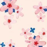 Flower Slim Letter Set, Light Pink