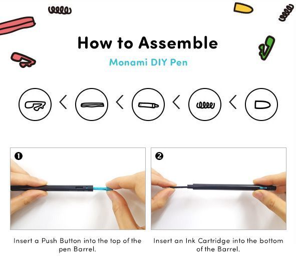 Monami DIY Pen Set