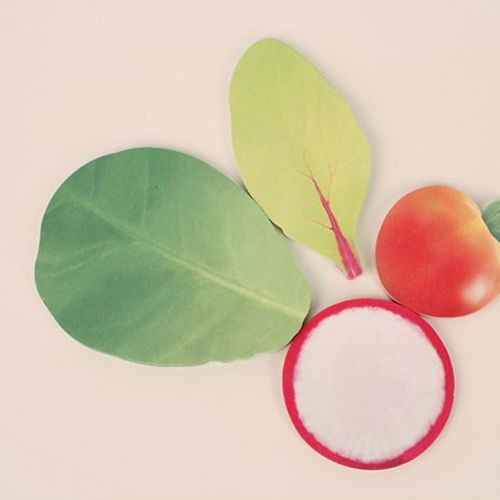 MochiThings: Green Salad Sticky Note Set