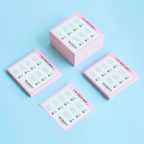Daily Health Checklist Notepad