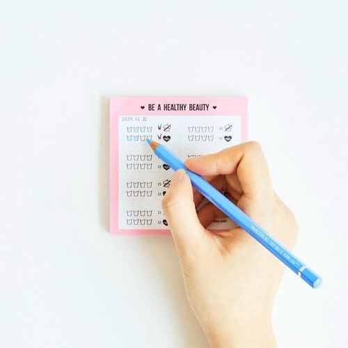 Daily Health Checklist Notepad