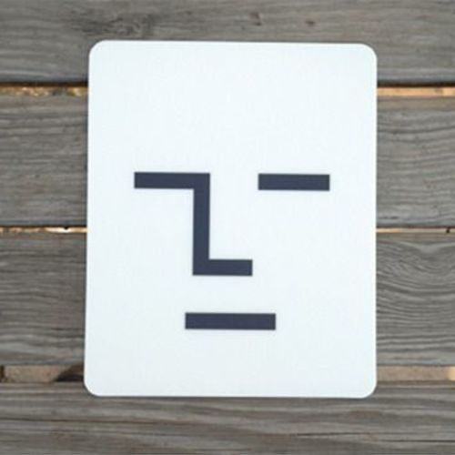 Straight Face Mouse Pad