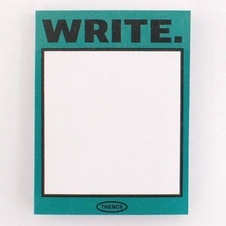 Vintage Sticky Memo, Write