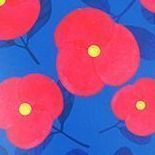 Flower Prayer Notebook, Lined (Red Flower)