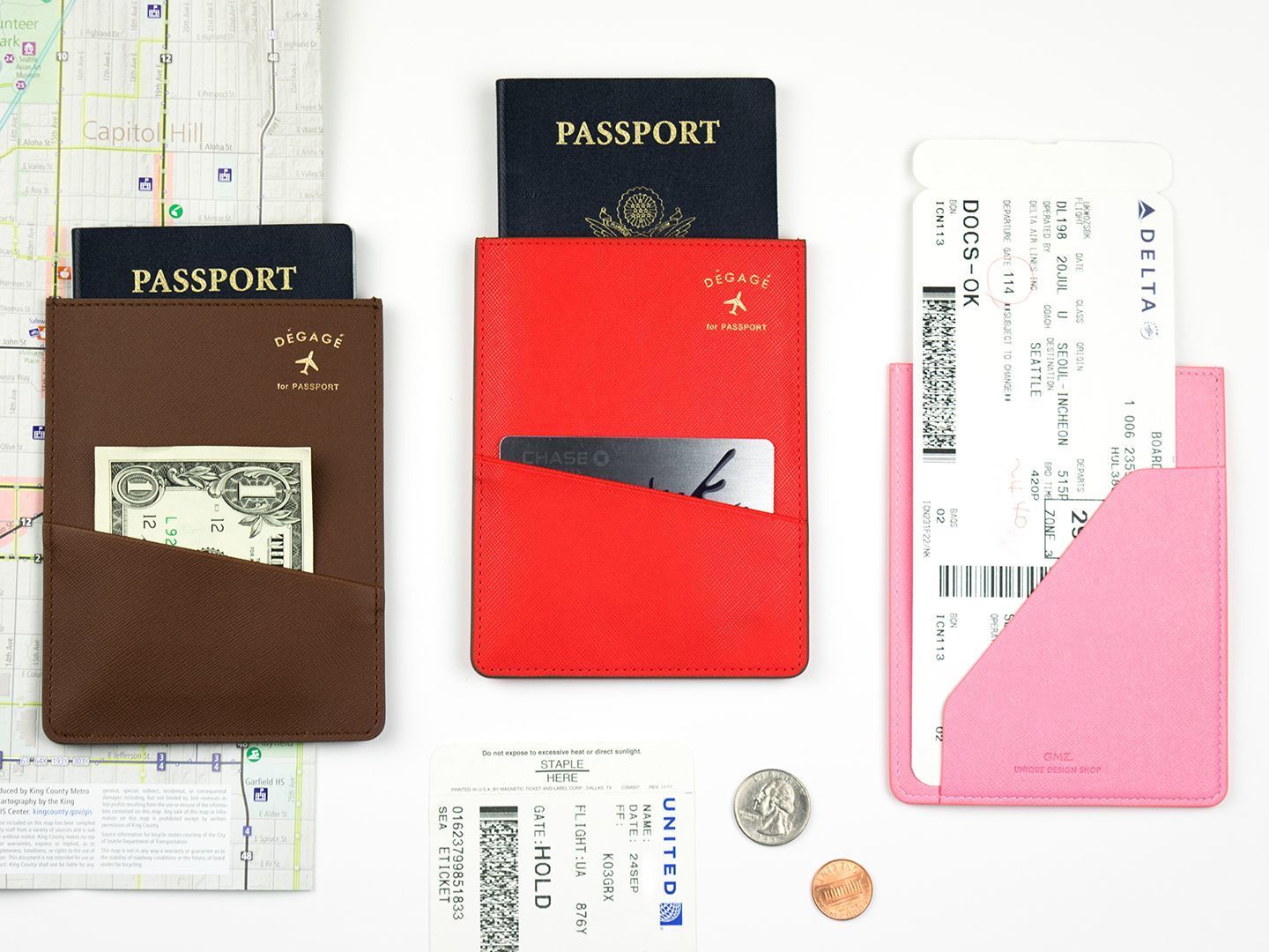 Dégagé Anti Skimming Passport Case