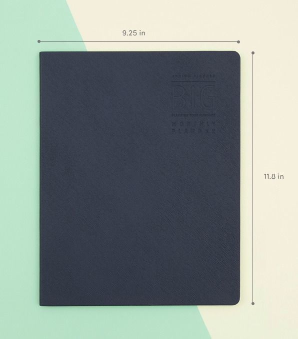 2018 Big Leather Monthly Planner