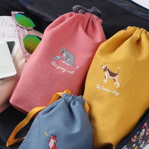 MochiThings: Tailorbird Medium Drawstring Pouch