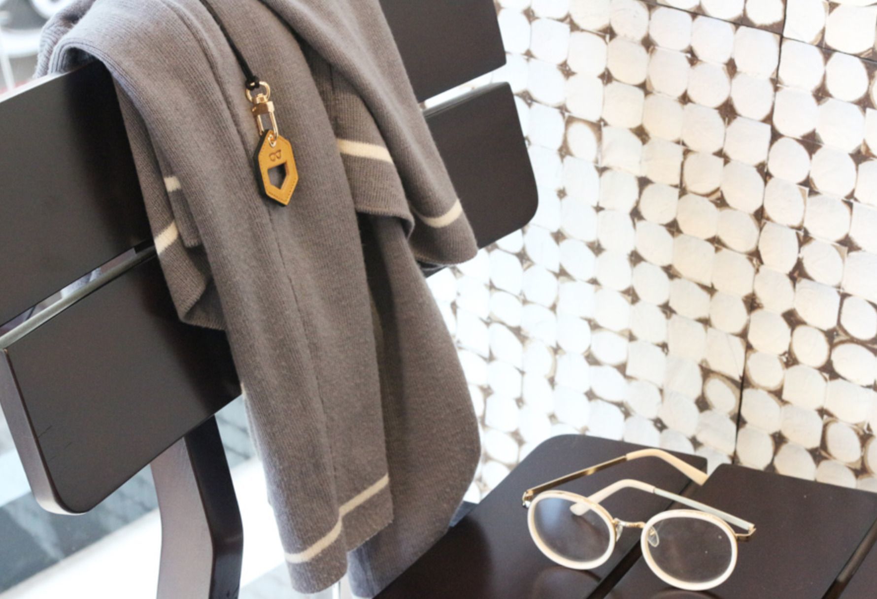 Classic Genuine Leather Glasses Necklace