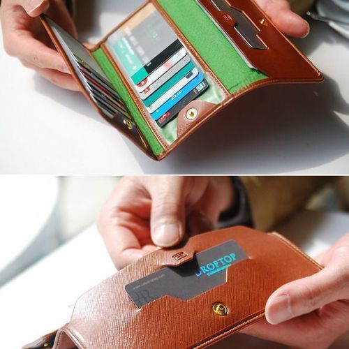 Leather Anti Skimming Wallet - Image 10