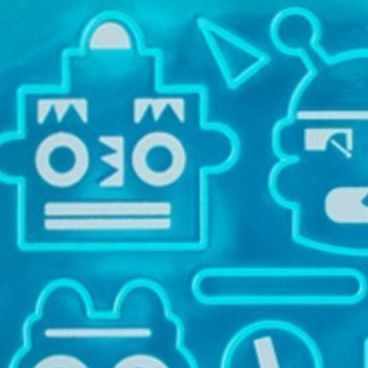 Reflector Sticker, Blue