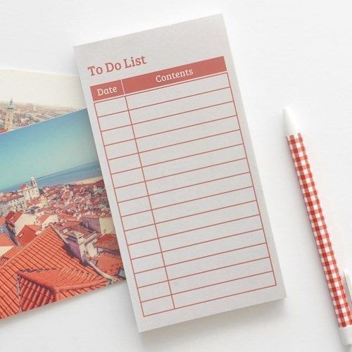 Vintage Schedule Notepad - Image 5