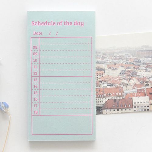 Vintage Schedule Notepad - Image 3