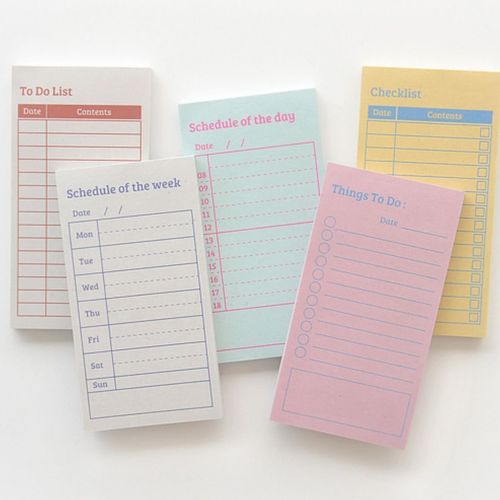 Vintage Schedule Notepad - Image 10