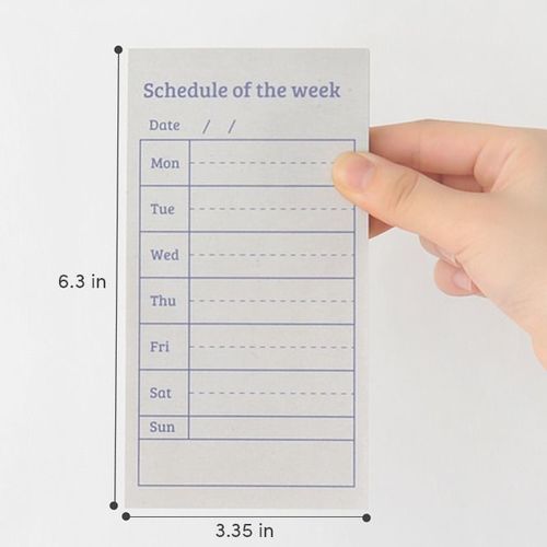 Vintage Schedule Notepad - Image 8